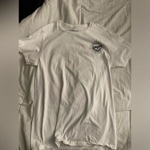 White graphic tee size medium